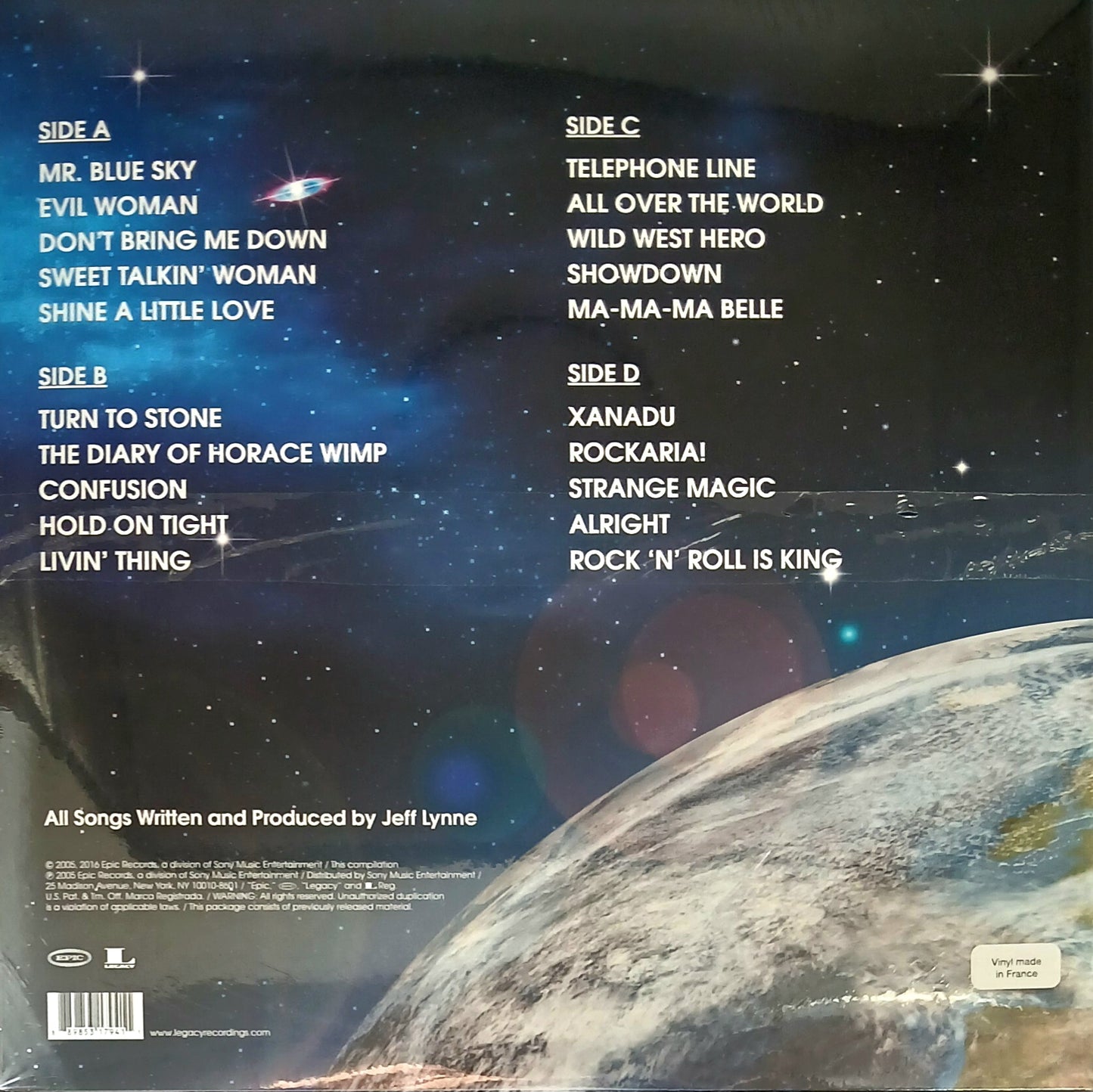 ELECTRIC LIGHT ORCHESTRA - ALL OVER THE WORLD: THE VERY BEST (2LP) | VINILO