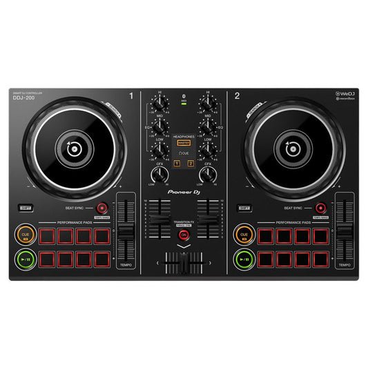 CONTROLADOR PIONEER DJ DDJ-200 BK | AUDIO PRO