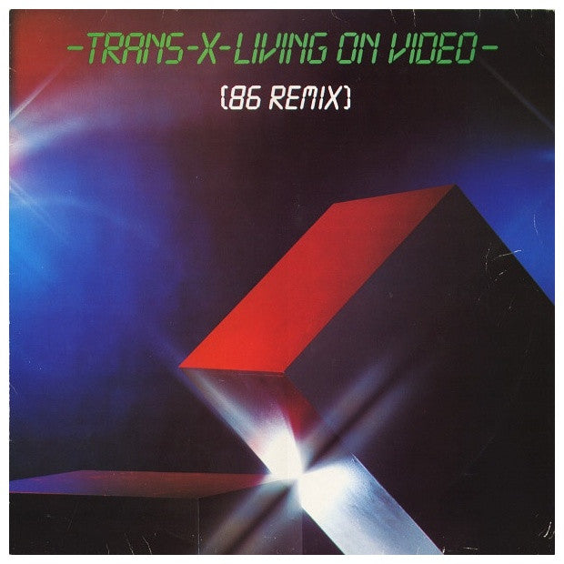 TRANS-X - LIVING ON VIDEO (86 REMIX) | 12" MAXI SINGLE VINILO USADO