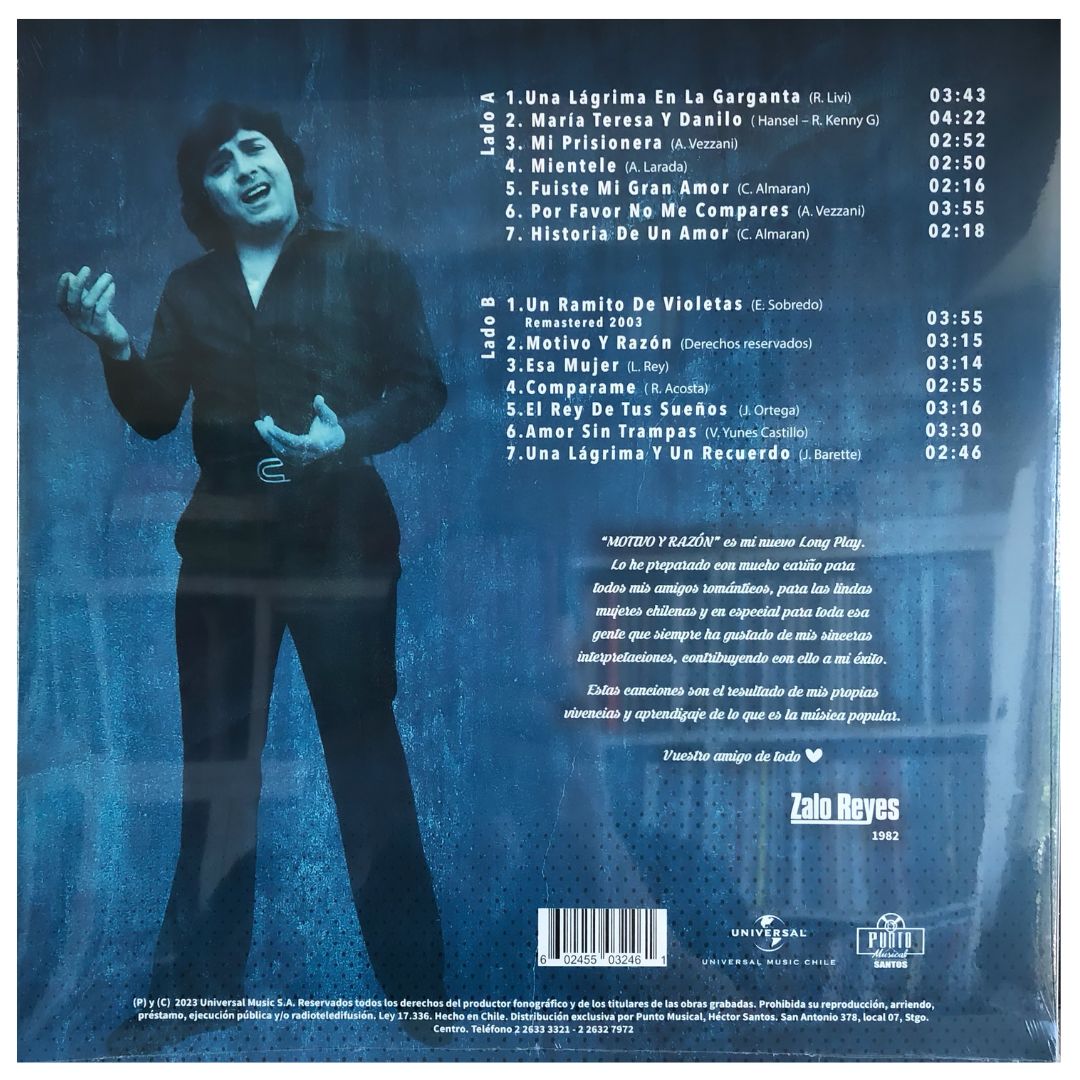 ZALO REYES - GRANDES EXITOS | VINILO ABIERTO