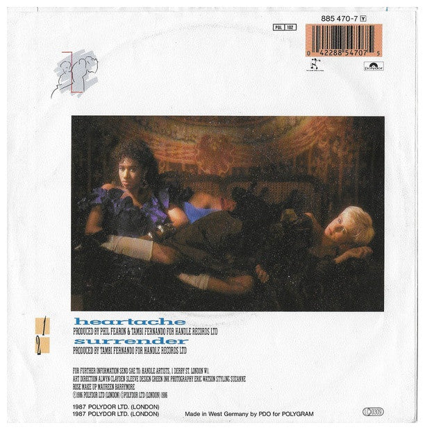 PEPSI & SHIRLIE - HEARTACHE | 7" SINGLE USADO