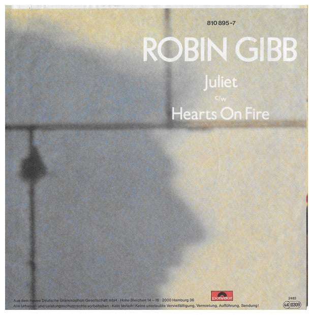 ROBIN GIBB - JULIET | 7" SINGLE USADO