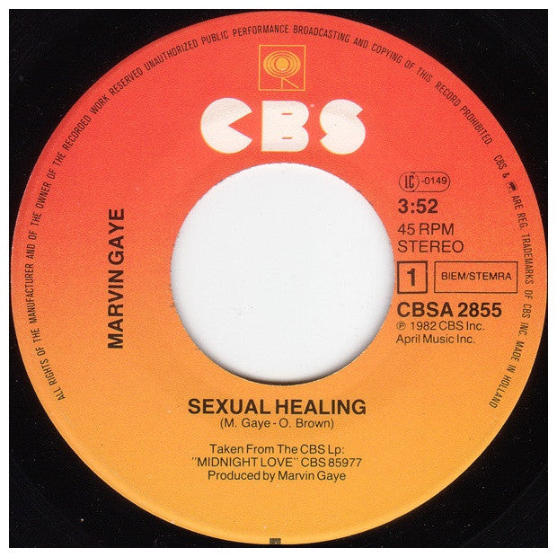 MARVIN GAYE - SEXUAL HEALING | 7" SINGLE USADO