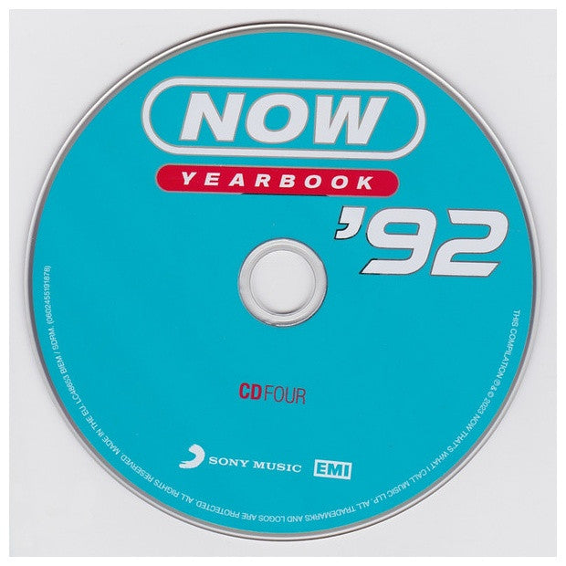 NOW YEARBOOK 92 - VARIOUS (4CD) (DIGIPACK) | CD