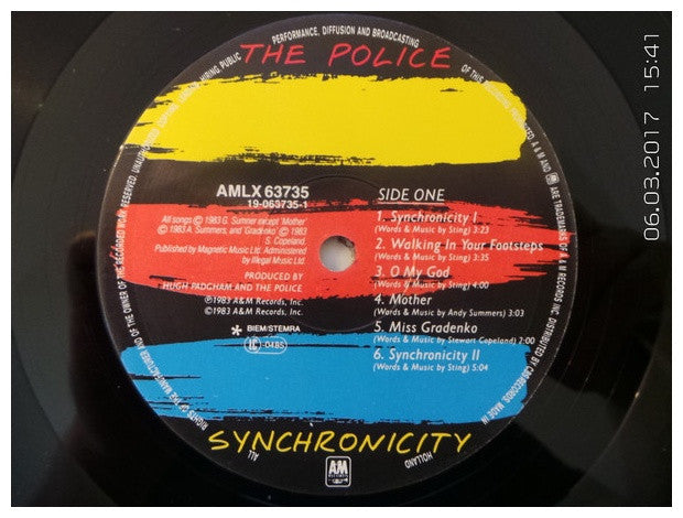 POLICE - SYNCHRONICITY | VINILO USADO