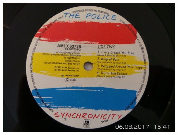 POLICE - SYNCHRONICITY | VINILO USADO