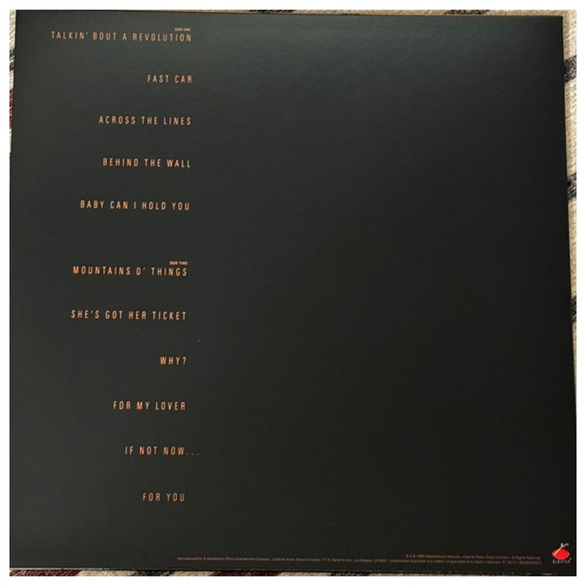 TRACY CHAPMAN - TRACY CHAPMAN (ANNIVERSARY EDITION) | VINILO