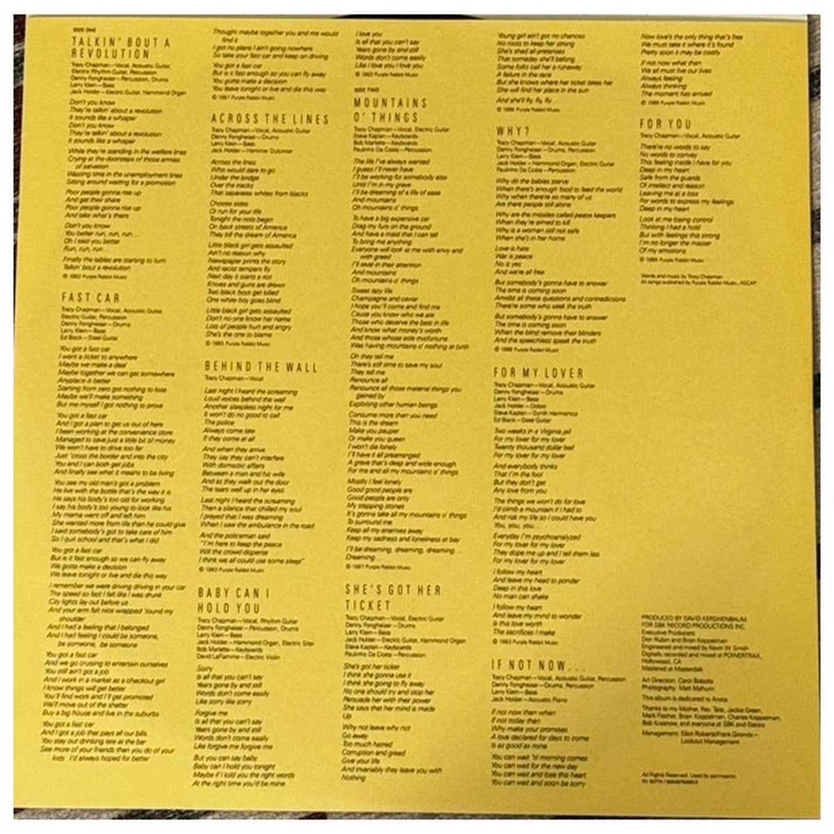 TRACY CHAPMAN - TRACY CHAPMAN (ANNIVERSARY EDITION) | VINILO