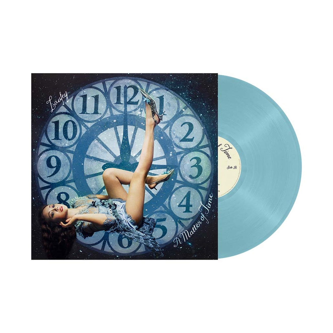 LAUFEY - A MATTER OF TIME (TIMELESS BLUE VINYL) (WITH BONUS 7" VINYL) (PHOTO CARD) | VINILO