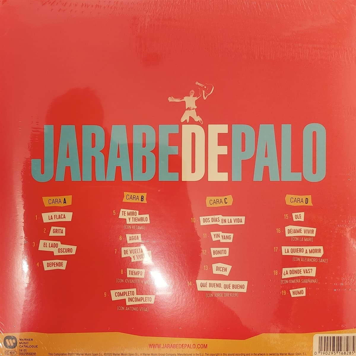 JARABE DE PALO - GRANDES EXITOS: NUNCA EN LA VIDA CONOCI MUJER IGUAL A LA FLACA (2LP) | VINILO