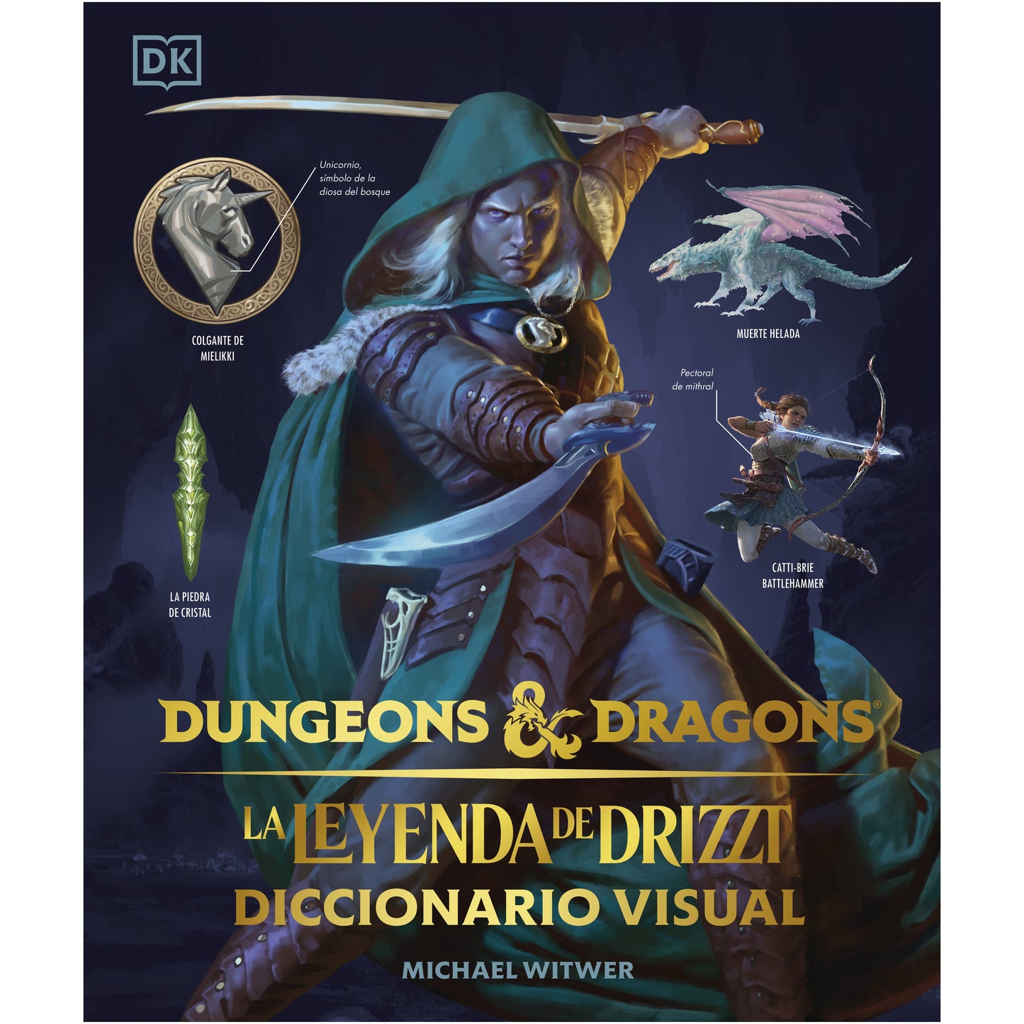 DUNGEONS & DRAGONS DICCIONARIO VISUAL (TAPA DURA) - MICHAEL WITWER | LIBRO