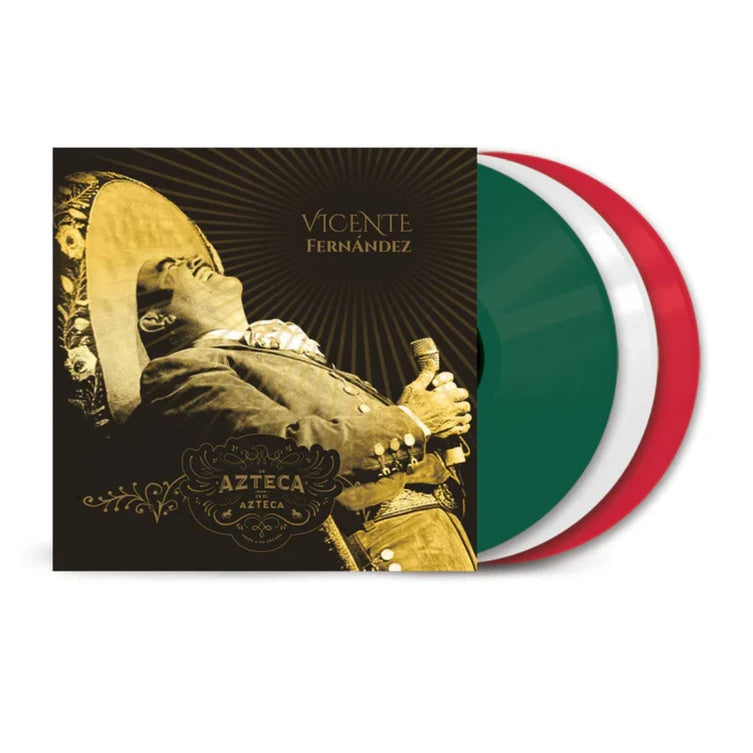 (PREVENTA) VICENTE FERNANDEZ - UN AZTECA EN EL AZTECA (3LP+DVD) | VINILO