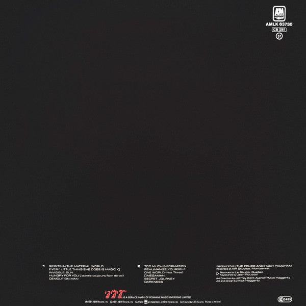 POLICE - GHOST IN THE MACHINE | VINILO USADO