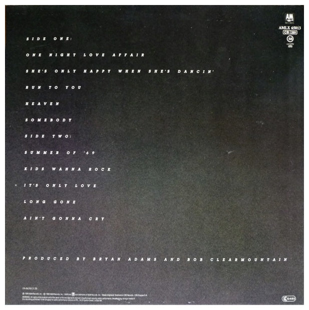BRYAN ADAMS - RECKLESS | VINILO USADO