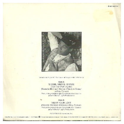 NARADA MICHAEL WALDEN - GIMME, GIMME, GIMME | 7" SINGLE USADO