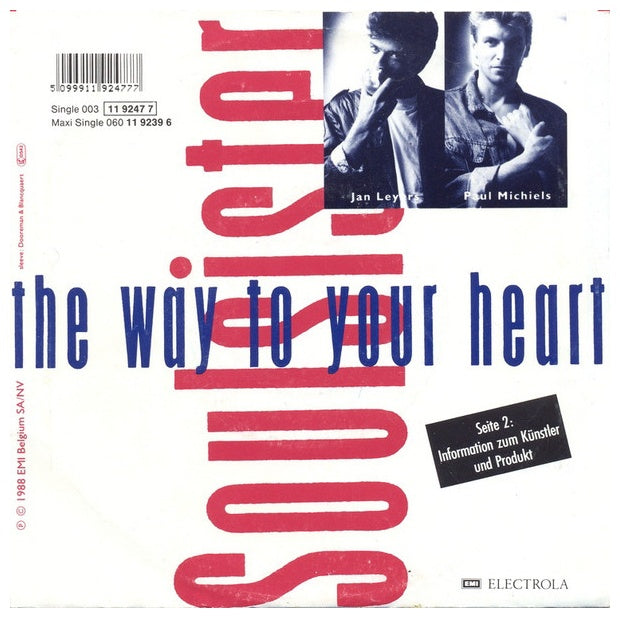 SOULSISTER - THE WAY TO YOUR HEART | 7" SINGLE USADO