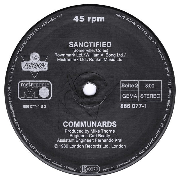 COMMUNARDS - DON T LEAVE ME THIS WAY | 12" MAXI SINGLE VINILO USADO