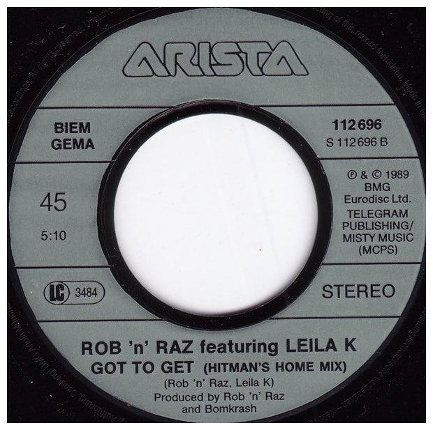 LEILA K - GOT TO GET (HITMAN S HOME MIX) | 7" SINGLE USADO