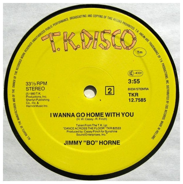 JIMMY "BO" HORNE - IS IT IN | 12" MAXI SINGLE VINILO USADO