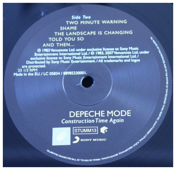 DEPECHE MODE - CONSTRUCTION TIME AGAIN | VINILO