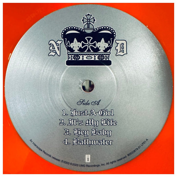 NO DOUBT - SINGLES 1992-2003 (2LP) (ORANGE VINYL) | VINILO
