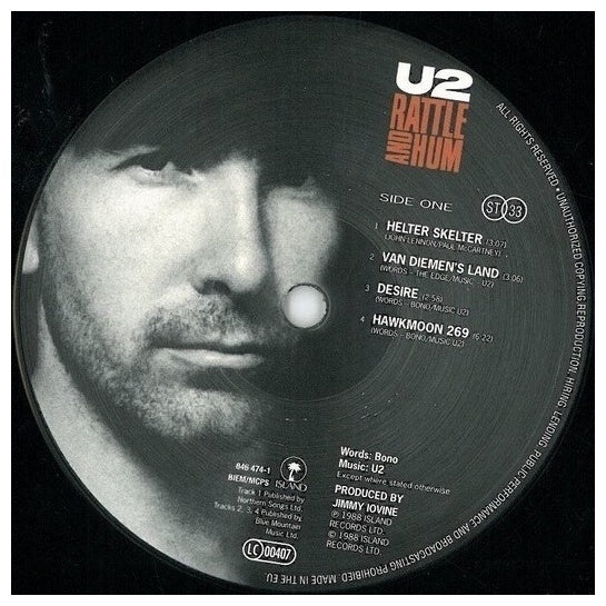 U2 - RATTLE & HUM (2LP) (ORIGINAL ARTWORK) (180GRS VINYL) | VINILO