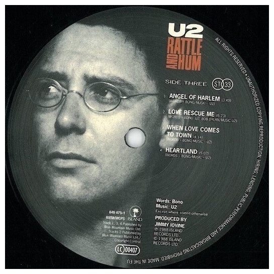 U2 - RATTLE & HUM (2LP) (ORIGINAL ARTWORK) (180GRS VINYL) | VINILO