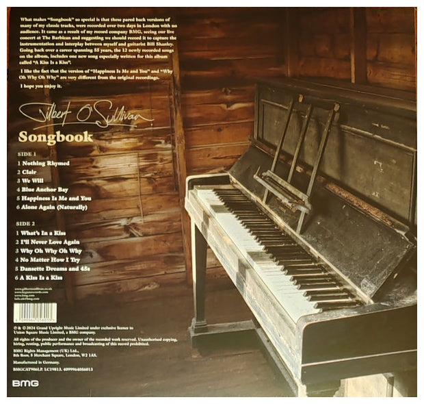 GILBERT O'SULLIVAN - SONGBOOK | VINILO