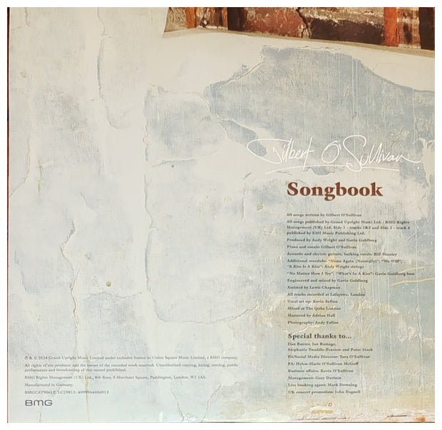 GILBERT O'SULLIVAN - SONGBOOK | VINILO