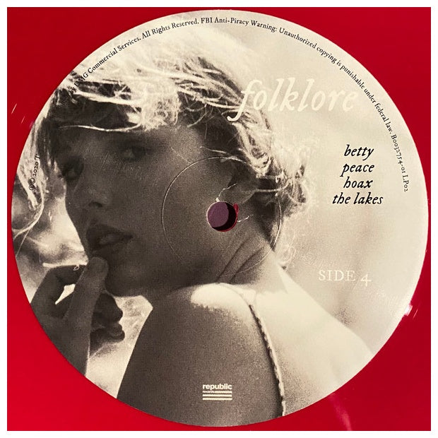 TAYLOR SWIFT - FOLKLORE (2LP) (EXCLUSIVE LTD EDITION) (RED VINYL) | VINILO
