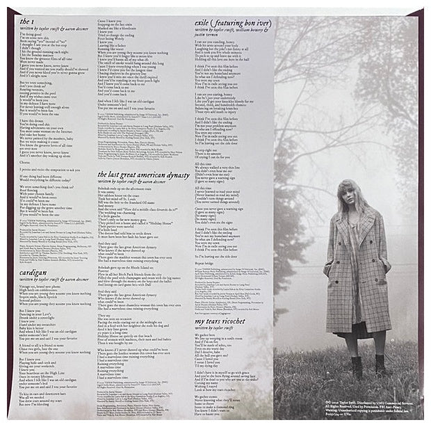 TAYLOR SWIFT - FOLKLORE (2LP) (EXCLUSIVE LTD EDITION) (RED VINYL) | VINILO