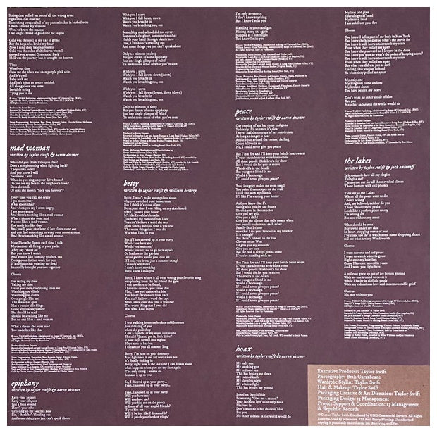 TAYLOR SWIFT - FOLKLORE (2LP) (EXCLUSIVE LTD EDITION) (RED VINYL) | VINILO