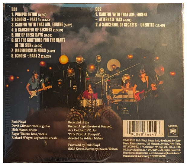 PINK FLOYD - AT POMPEII MCMLXXII (2025) (2CD) | CD