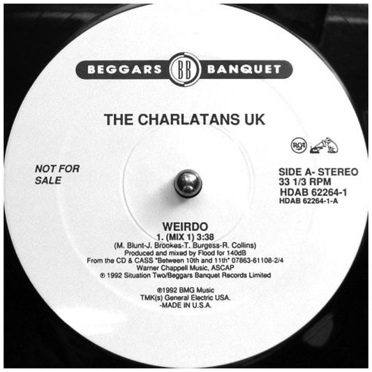 CHARLATANS UK - WEIRDO (PROMO COPY) | 12" MAXI SINGLE VINILO USADO