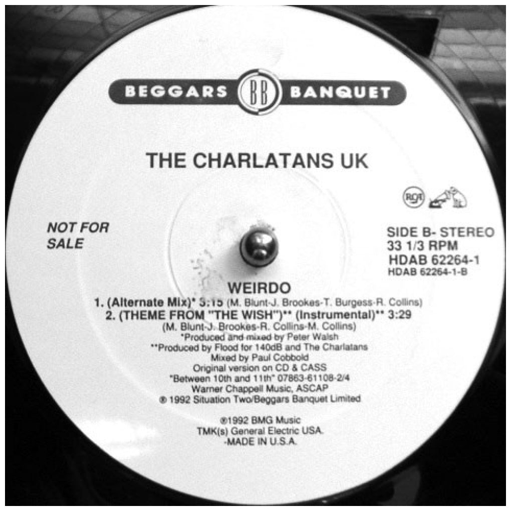 CHARLATANS UK - WEIRDO (PROMO COPY) | 12" MAXI SINGLE VINILO USADO