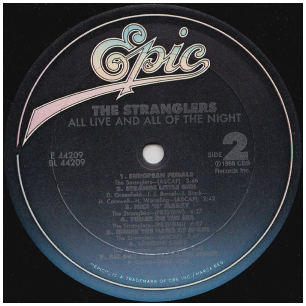 STRANGLERS - ALL LIVE AND ALL OF THE NIGHT | VINILO USADO