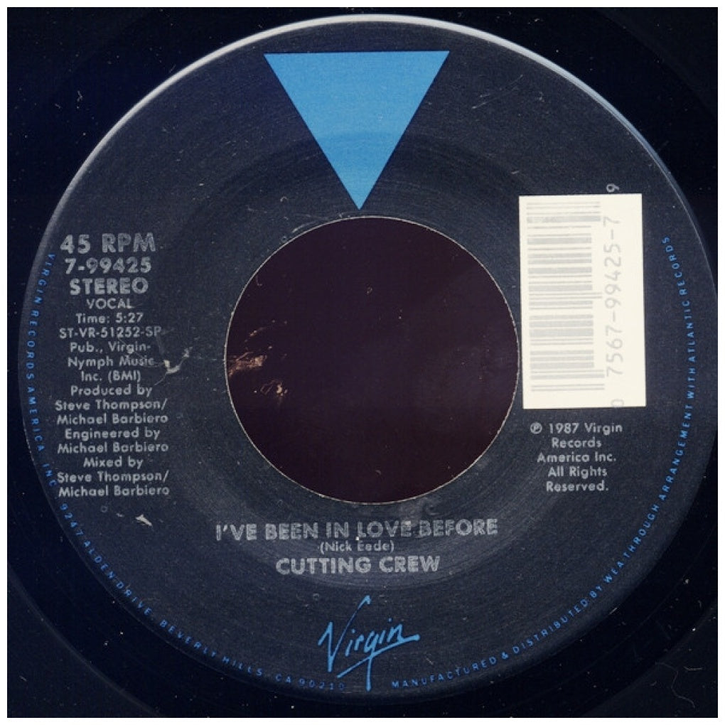 CUTTING CREW - I'VE BEEN IN LOVE BEFORE | 7" SINGLE USADO