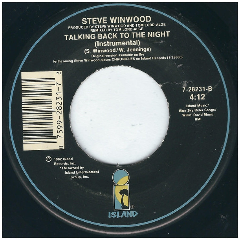 STEVE WINWOOD - VALERIE | 7" SINGLE USADO