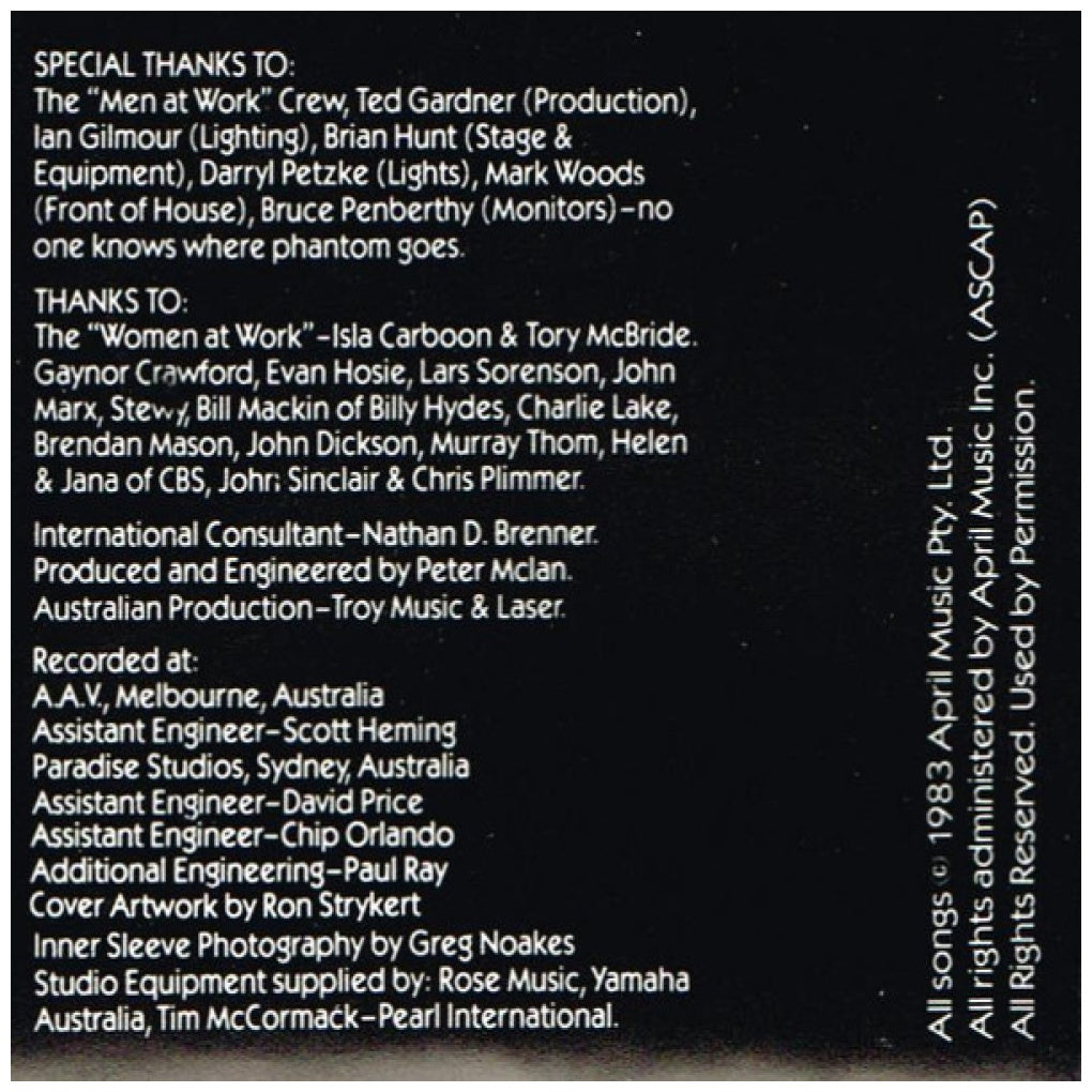 MEN AT WORK - CARGO | VINILO USADO