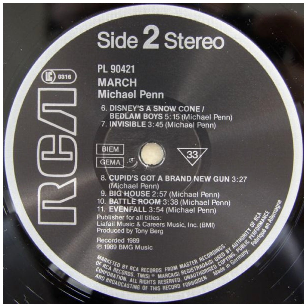 MICHAEL PENN - MARCH | VINILO USADO