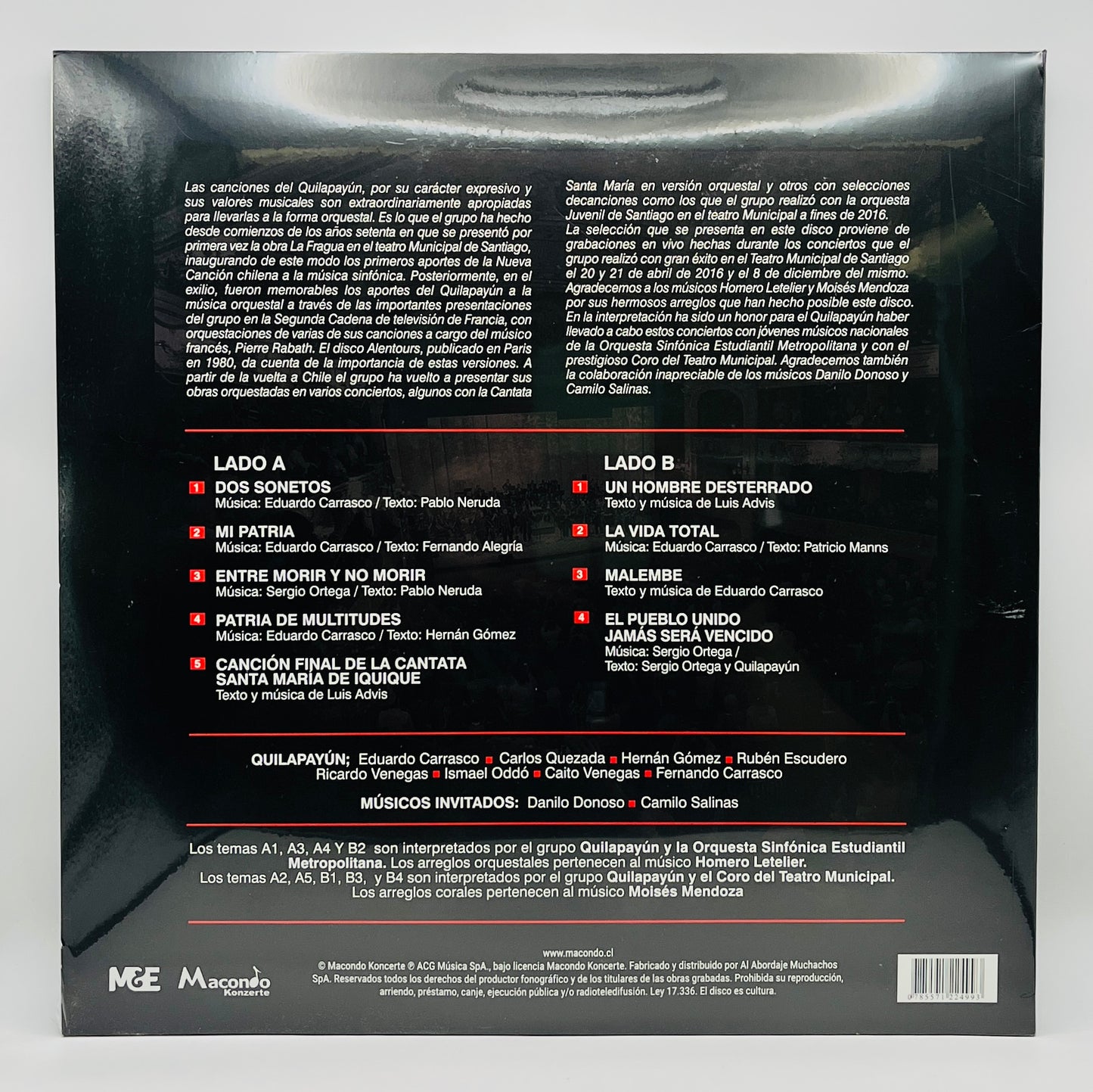 QUILAPAYUN - SINFONICO | VINILO