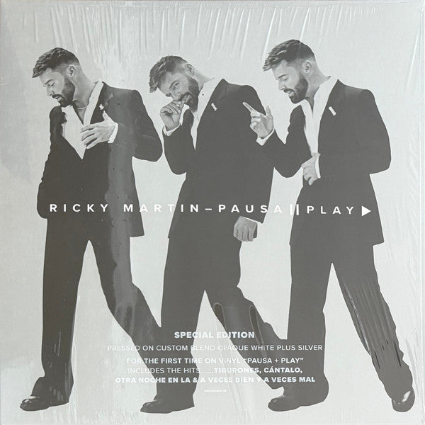 RICKY MARTIN - PAUSA & PLAY (WHITE VINYL/SPLATTER) | VINILO
