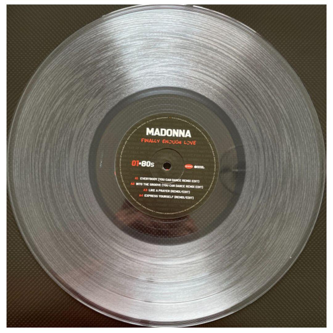 MADONNA - FINALLY ENOUGH LOVE 1S REMIXED (CLEAR VINYL) (2LP) | VINILO