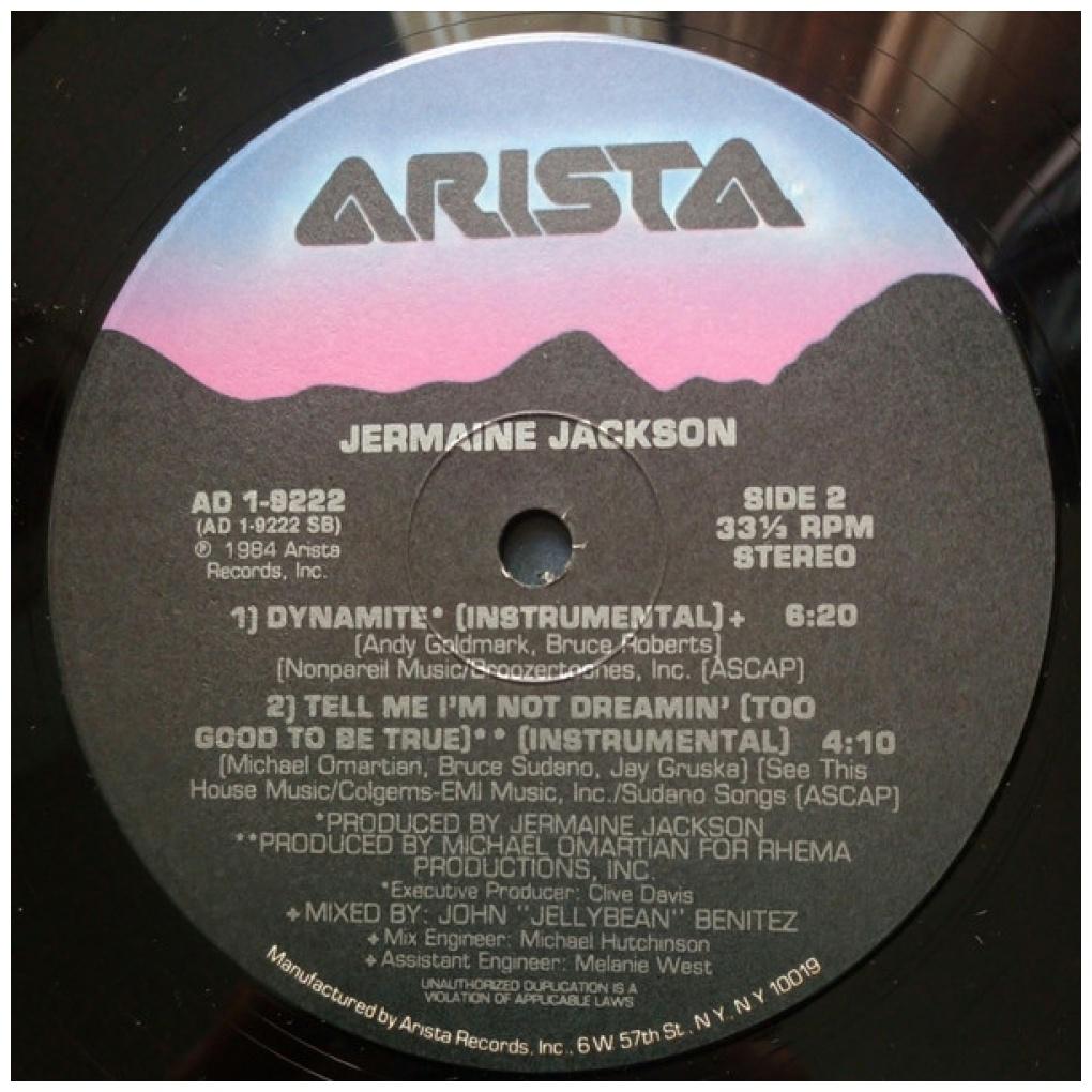 JERMAINE JACKSON - DYNAMITE | 12'' MAXI SINGLE USADO