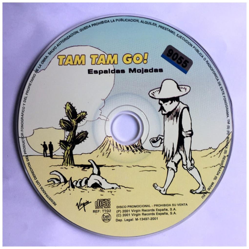 TAM TAM GO - ESPALDAS MOJADAS (CD SINGLE) (PROMO COPY) | CD
