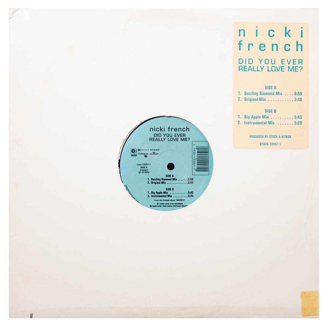 NICKI FRENCH - DID YOU EVER REALLY LOVE ME | 12" MAXI SINGLE USADO