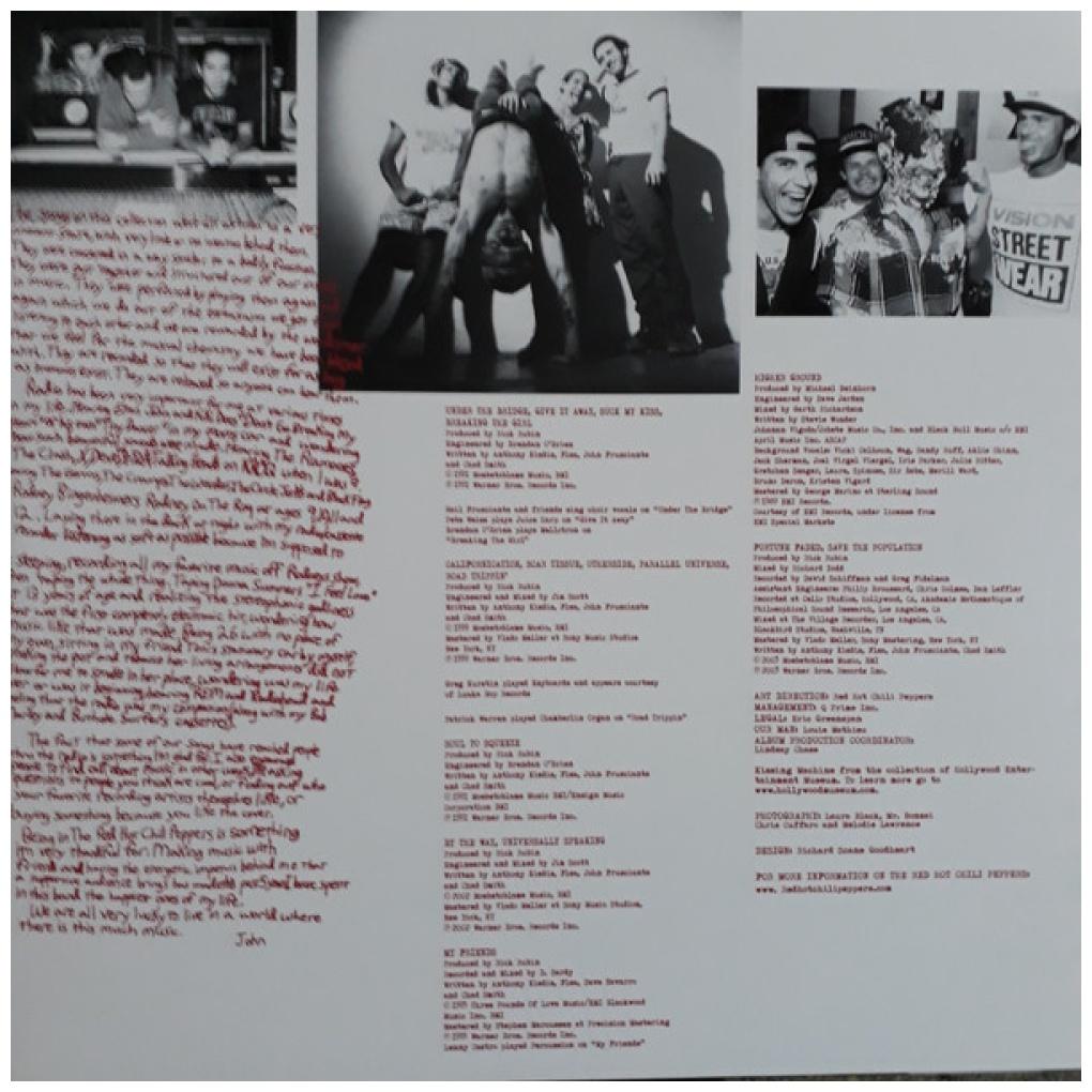 RED HOT CHILI PEPPERS - GREATEST HITS (2LP) (MADE IN EUROPE) | VINILO