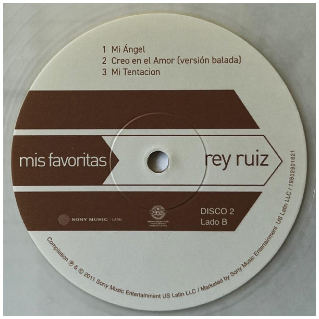 REY RUIZ - MIS FAVORITAS (2LP) (LIGHT BEIGE VINYL) | VINILO