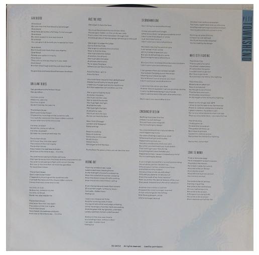 PETE TOWNSHEND - WHITE CITY | VINILO USADO
