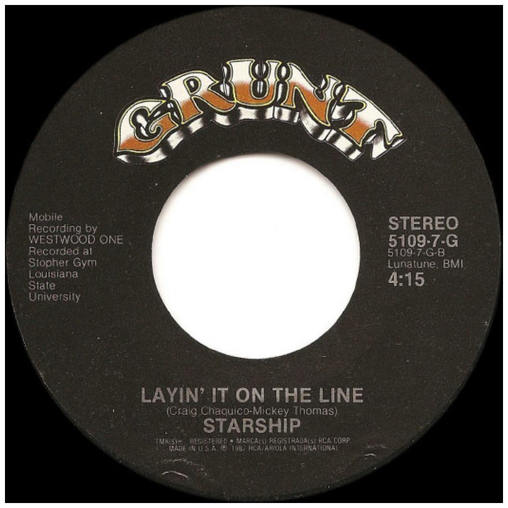 STARSHIP - NOTHING'S GONNA STOP NOW | 7" SINGLE USADO